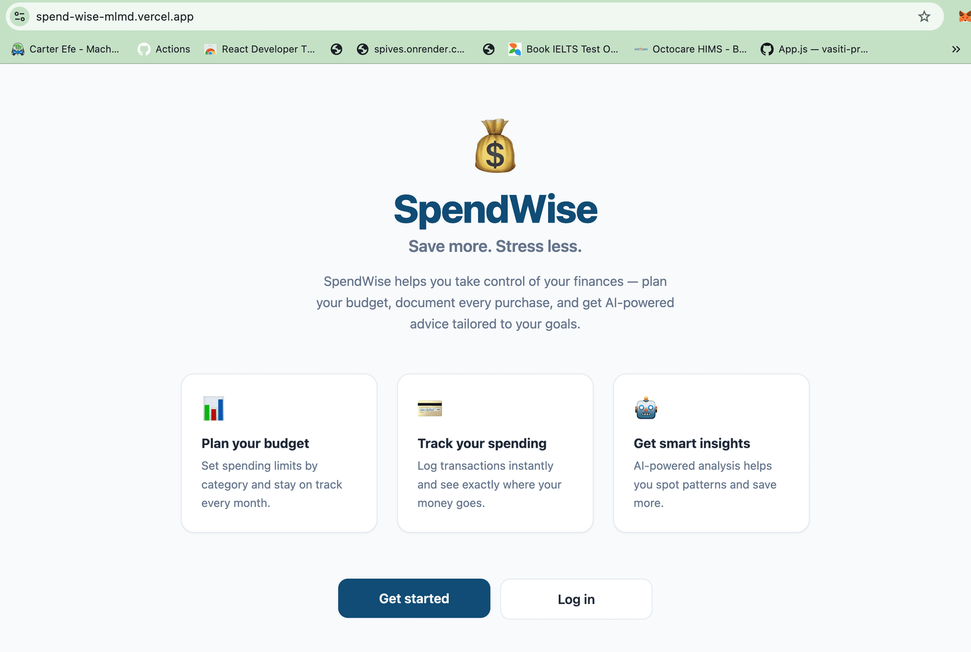 Spendwise — AI Finance Tracker