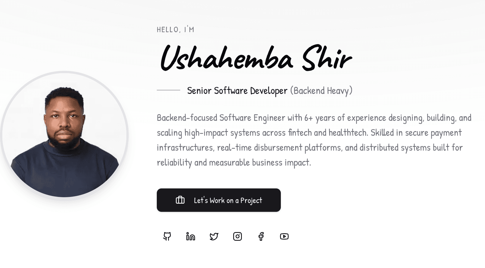 Personal Portfolio Website